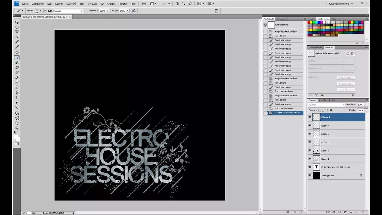 CD-Cover im Electro-House-Style (1/2) – Photoshop-Tutorial
