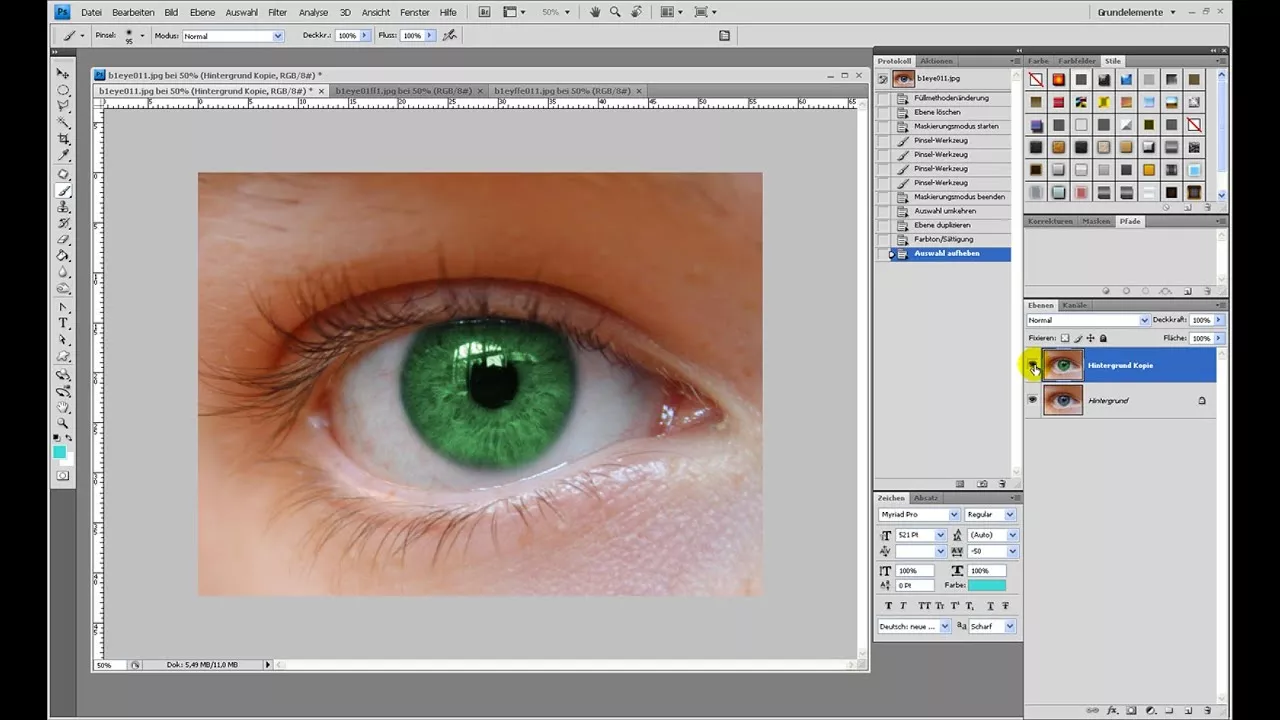 Augenfarbe ändern (Retusche-Serie Teil 1) – Photoshop-Tutorial