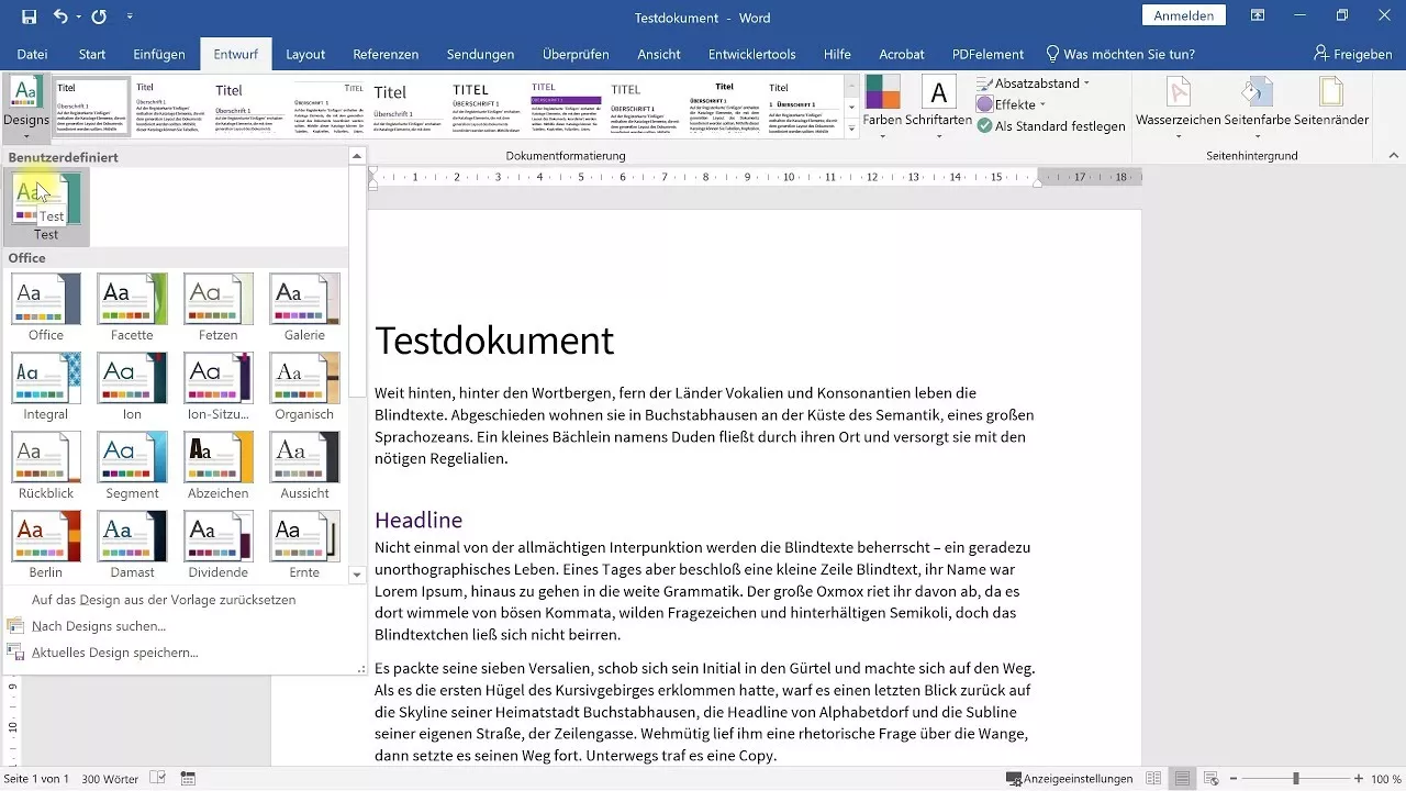 Individuelle Designs in Word, Excel und PowerPoint – Office-Tutorial