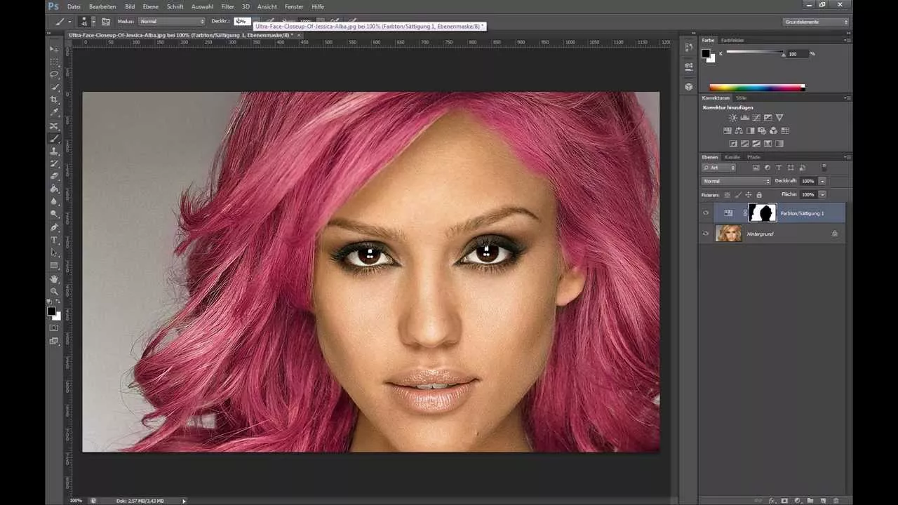 Haare färben – Photoshop-Tutorial