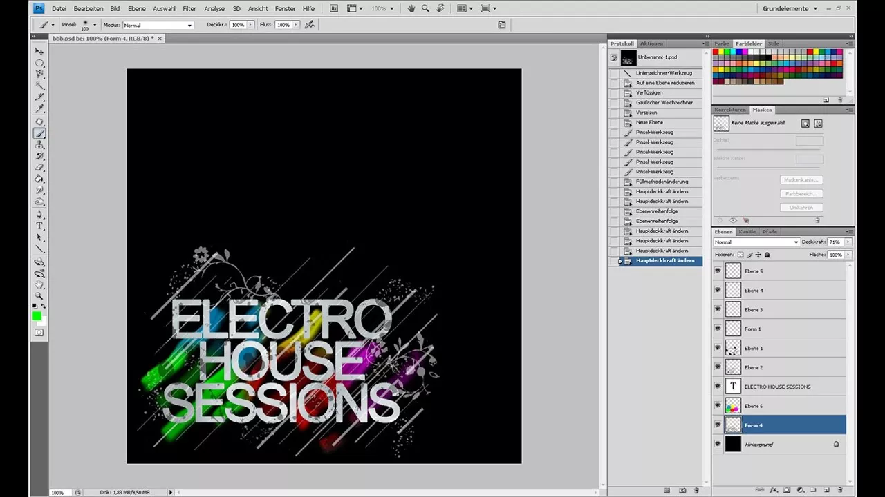 CD-Cover im Electro-House-Style (2/2) – Photoshop-Tutorial