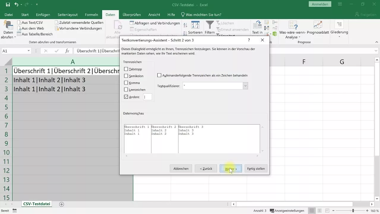CSV-Datei in Excel importieren und zu Tabelle umwandeln – Excel-Tutorial