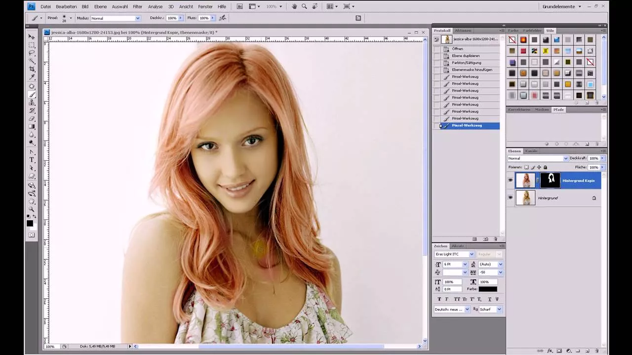 Haarfarbe ändern (Retusche-Serie Teil 2) – Photoshop-Tutorial