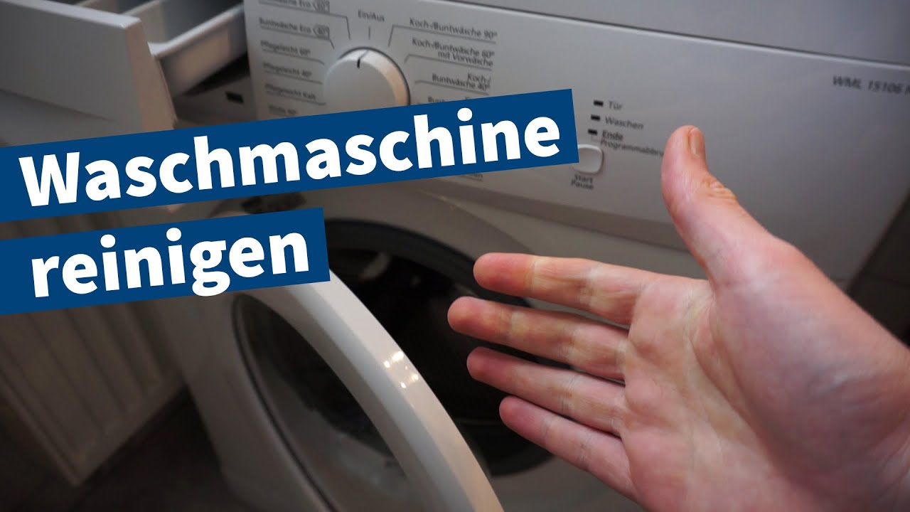 Waschmaschine reinigen (mit Hausmitteln) – Tutorial, Anleitung
